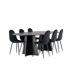 Spisebordssæt Bootcut med Spisebordsstole Polar