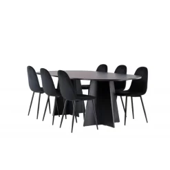 Spisebordssæt Bootcut med Spisebordsstole Polar