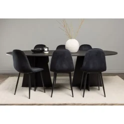 Spisebordssæt Bootcut med Spisebordsstole Polar