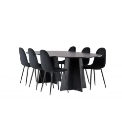 Spisebordssæt Bootcut med Spisebordsstole Polar