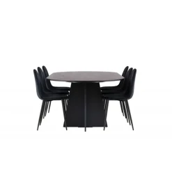Spisebordssæt Bootcut med Spisebordsstole Polar