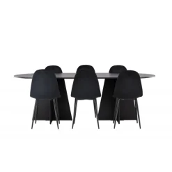Spisebordssæt Bootcut med Spisebordsstole Polar