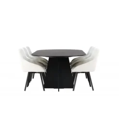 Spisebordssæt Bootcut med stole Rosie