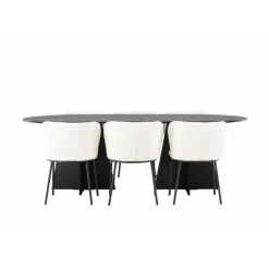 Spisebordssæt Bootcut med stole Edina