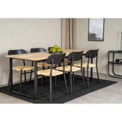 Spisebordssæt Cirebon med Spisebordsstole Polly