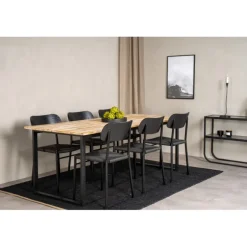 Spisebordssæt Cirebon med Spisebordsstole Polly