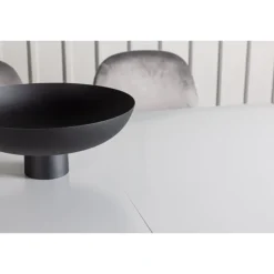 Spisebordssæt Disa med Spisebordsstole Eva - Lysegrå og Hvid