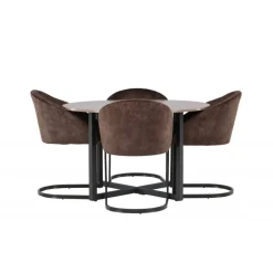 Spisebordssæt Durango med stolene Evening