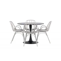 Spisebordssæt Glade med stole Dyron