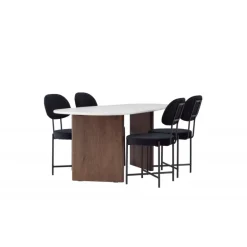 Spisebordssæt Gronvik med stolene Stella