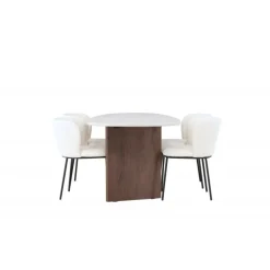 Spisebordssæt Gronvik med stole Edina