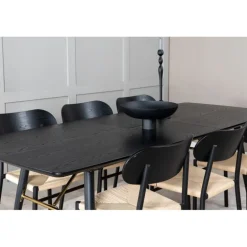 Spisebordssæt Guld med Spisebordsstole Polly