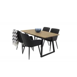 Spisebordssæt Inca med Spisebordsstole Comfort