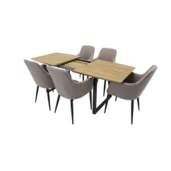 Spisebordssæt Inca med Spisebordsstole Comfort