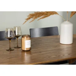 Spisebordssæt Isolde med Montros stole - Sort og Natur