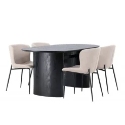Spisebordssæt Isolde med Modesto stole