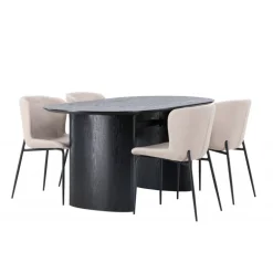Spisebordssæt Isolde med Modesto stole