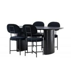 Spisebordssæt Isolde med stole Stella