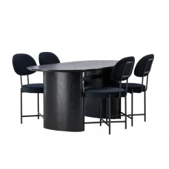 Spisebordssæt Isolde med stole Stella