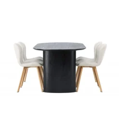 Spisebordssæt Isolde med stole Lilja