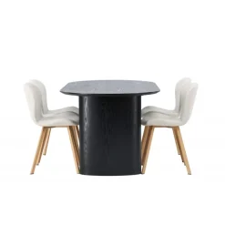 Spisebordssæt Isolde med stole Lilja