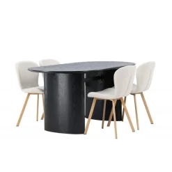 Spisebordssæt Isolde med stole Lilja