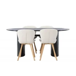 Spisebordssæt Isolde med stole Lilja