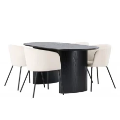 Spisebordssæt Isolde med stole Berit