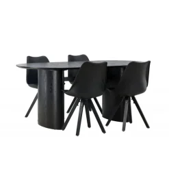 Spisebordssæt Isolde med stole Zeno