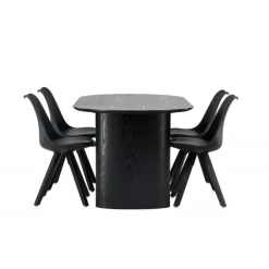 Spisebordssæt Isolde med stole Zeno