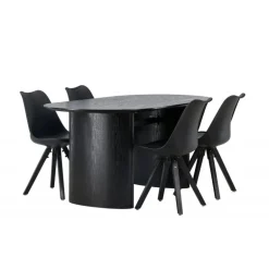 Spisebordssæt Isolde med stole Zeno