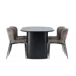 Spisebordssæt Isolde med stole Modesto