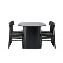 Spisebordssæt Isolde med stolene Montros