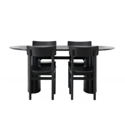 Spisebordssæt Isolde med stolene Montros