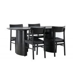 Spisebordssæt Isolde med stolene Montros