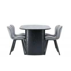 Spisebordssæt Isolde med stole Lilja