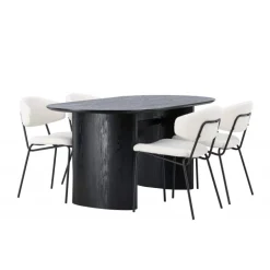 Spisebordssæt Isolde med stole Chico
