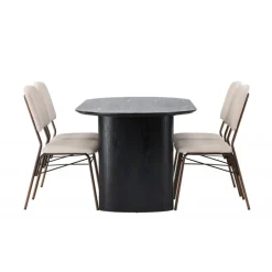 Spisebordssæt Isolde med stole Seda
