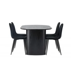 Spisebordssæt Isolde med stole Polar