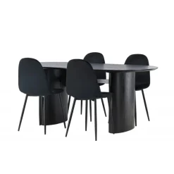 Spisebordssæt Isolde med stole Polar