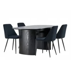 Spisebordssæt Isolde med stole Night