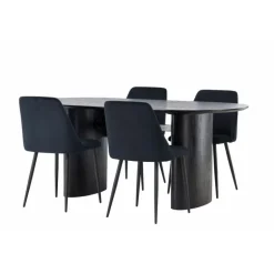 Spisebordssæt Isolde med stole Night