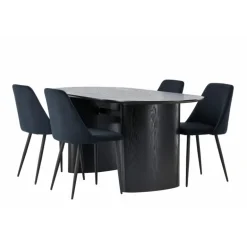 Spisebordssæt Isolde med stole Night