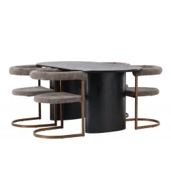 Spisebordssæt Isolde med stole Morning