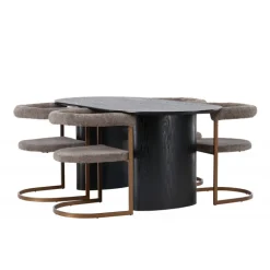 Spisebordssæt Isolde med stole Morning