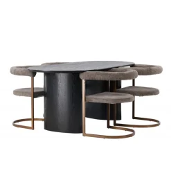 Spisebordssæt Isolde med stole Morning