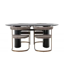 Spisebordssæt Isolde med stole Morning