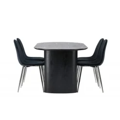 Spisebordssæt Isolde med stole Polar