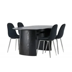 Spisebordssæt Isolde med stole Polar