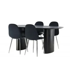 Spisebordssæt Isolde med stole Polar